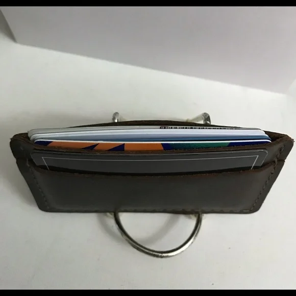 Rustico Credit Card Holder 100% leather Made in USA Brand New - Picture 8 of 10